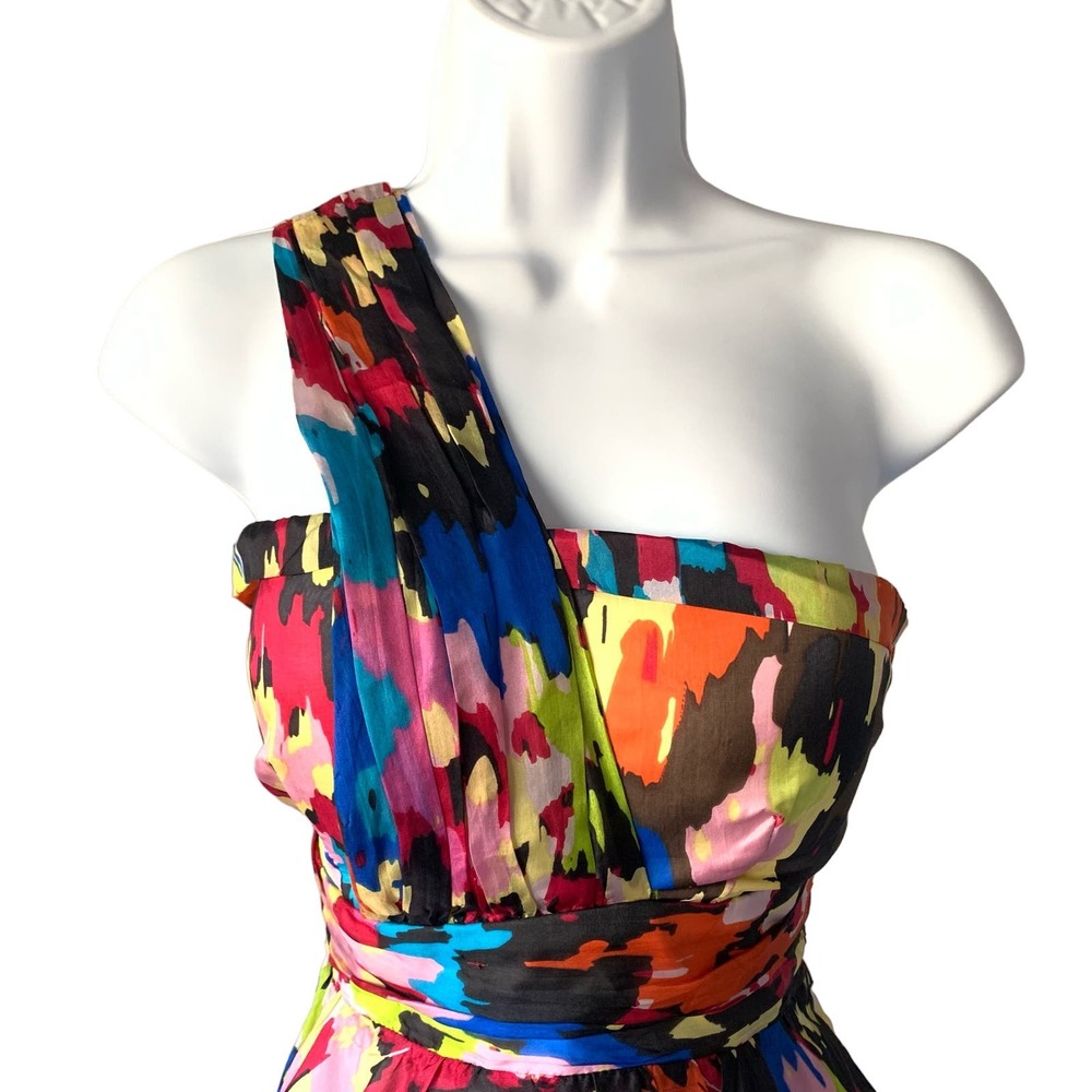 Multicolor Fit and Flare Dress - Picture 3 of 9
